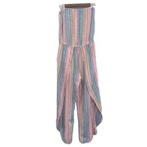 Drew Anthropologie Emerson linen blend jumpsuit size xs
